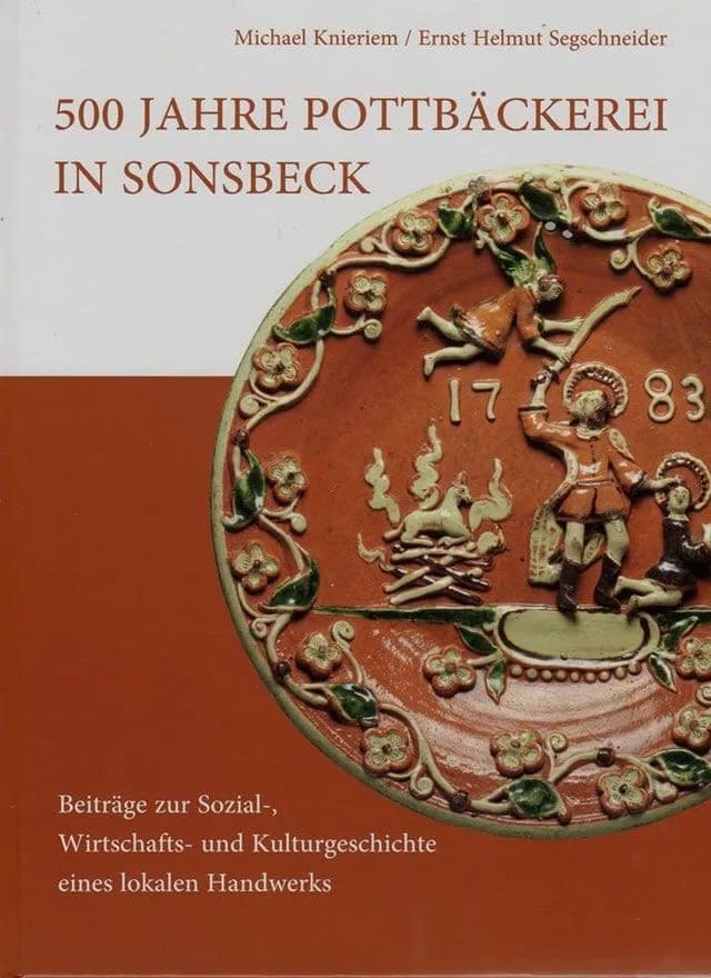 Titelbild des Buches „500 Jahre Pottbäckerei in Sonsbeck“.